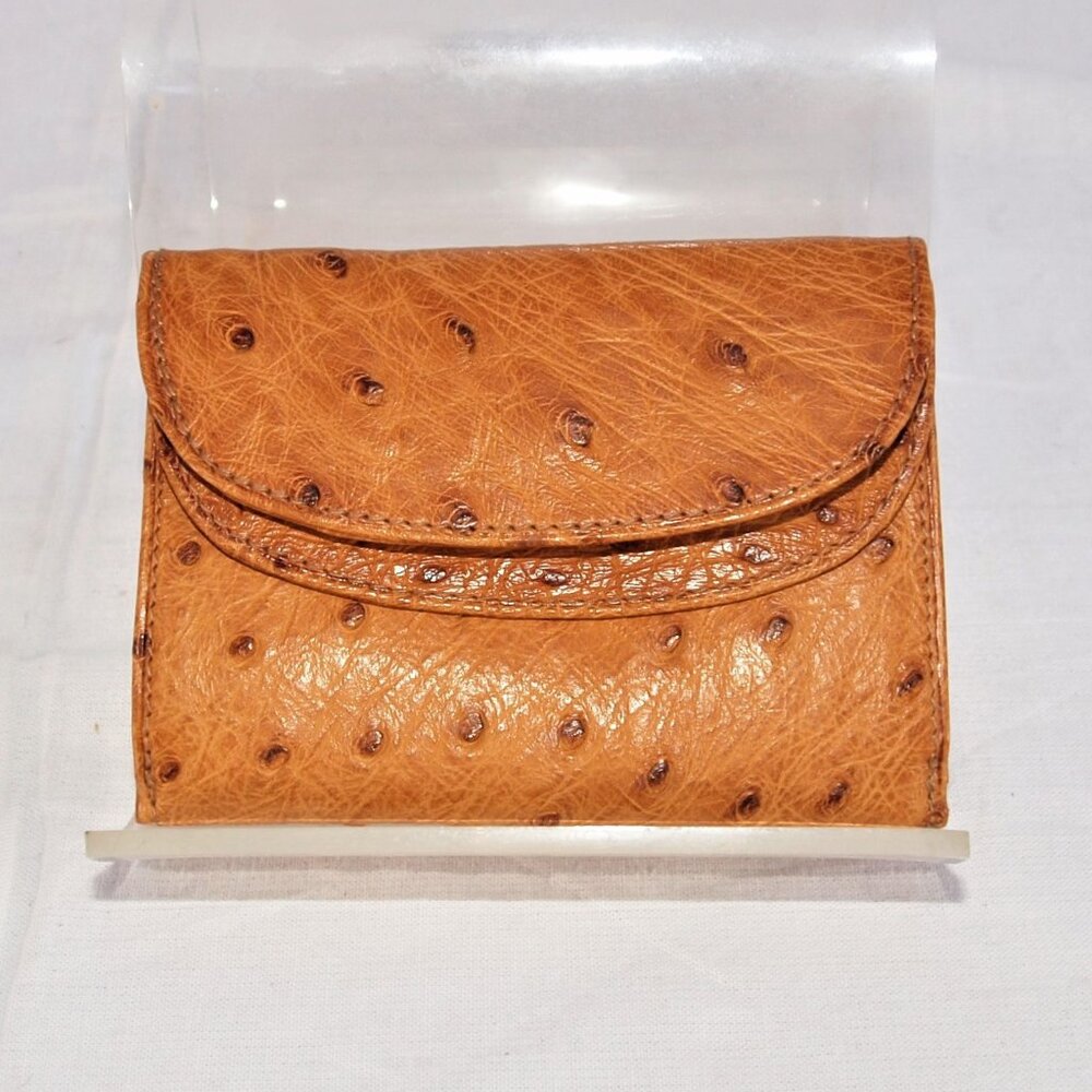 COPY - Vintage MARC CROSS Ostrich Wallet NEW without Tags